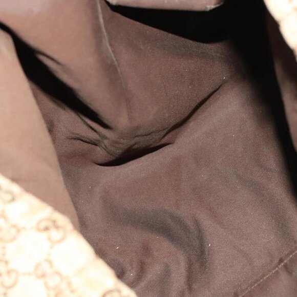 GUCCI GG Canvas Sherry Line Hand Bag 3Set Beige Black Red - Picture 8 of 16